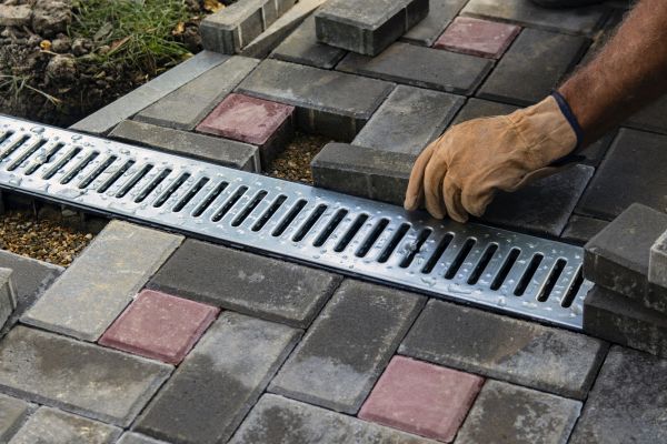 Patio Drain Installation in Naperville